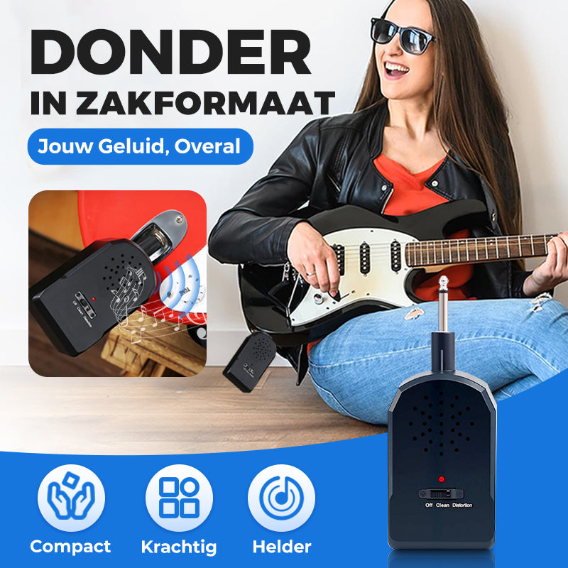 🎸Mini kit amplificator pentru chitară electrică portabil