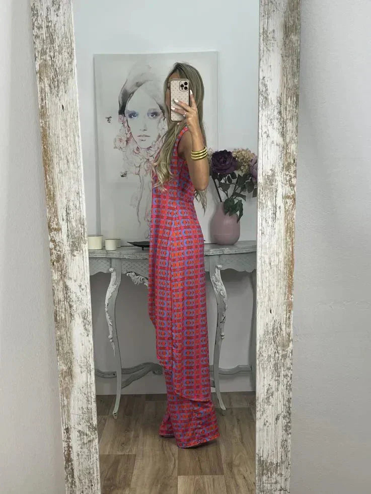 💐 Abstrakcyjny, wygodny garnitur dla kobiet