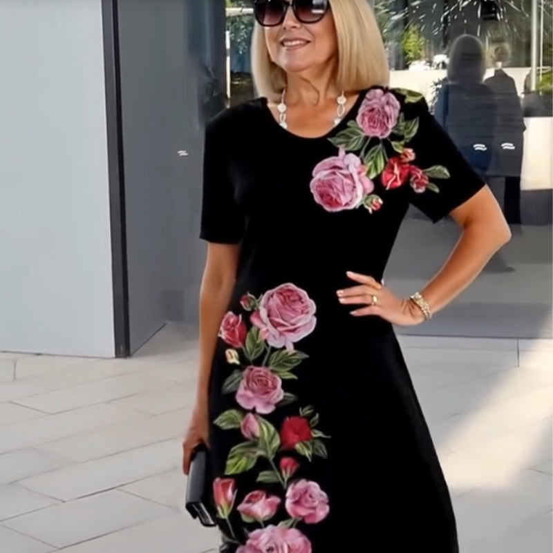 🌹🌹Lekka letnia sukienka z nadrukiem 3D